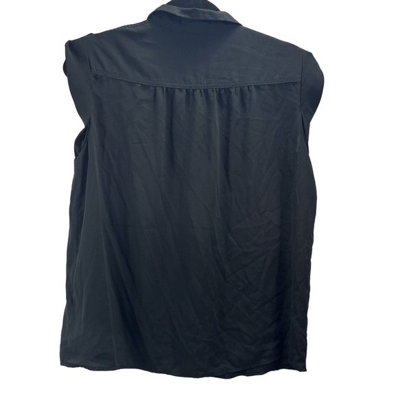 Mossimo Women's Shirt Size L Color Black Casual Button Up - Picture 2 of 14